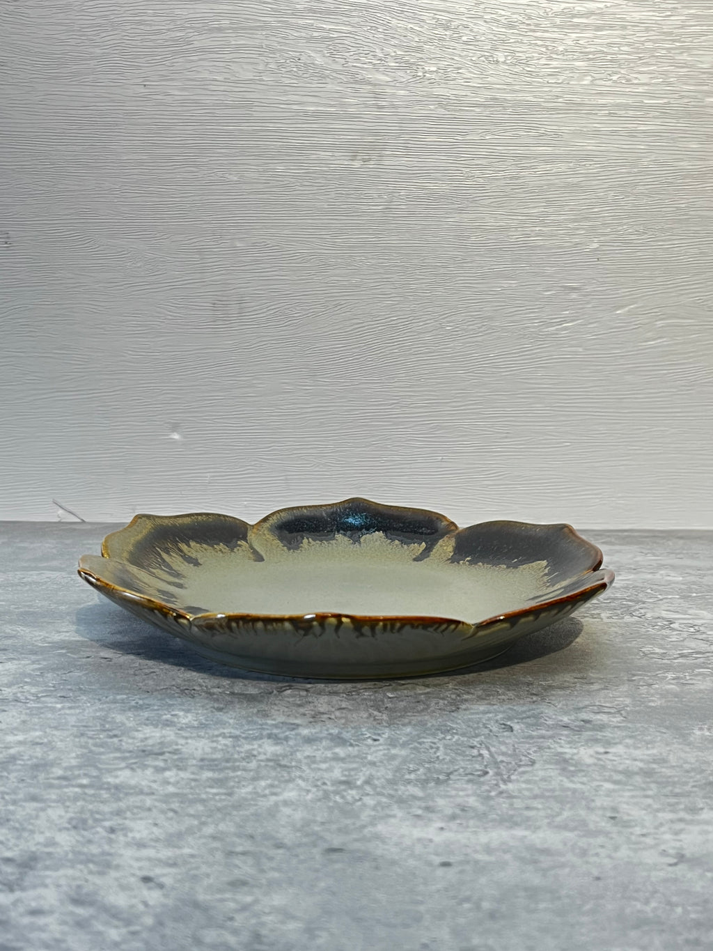 Autumn Flower Plate 7"
