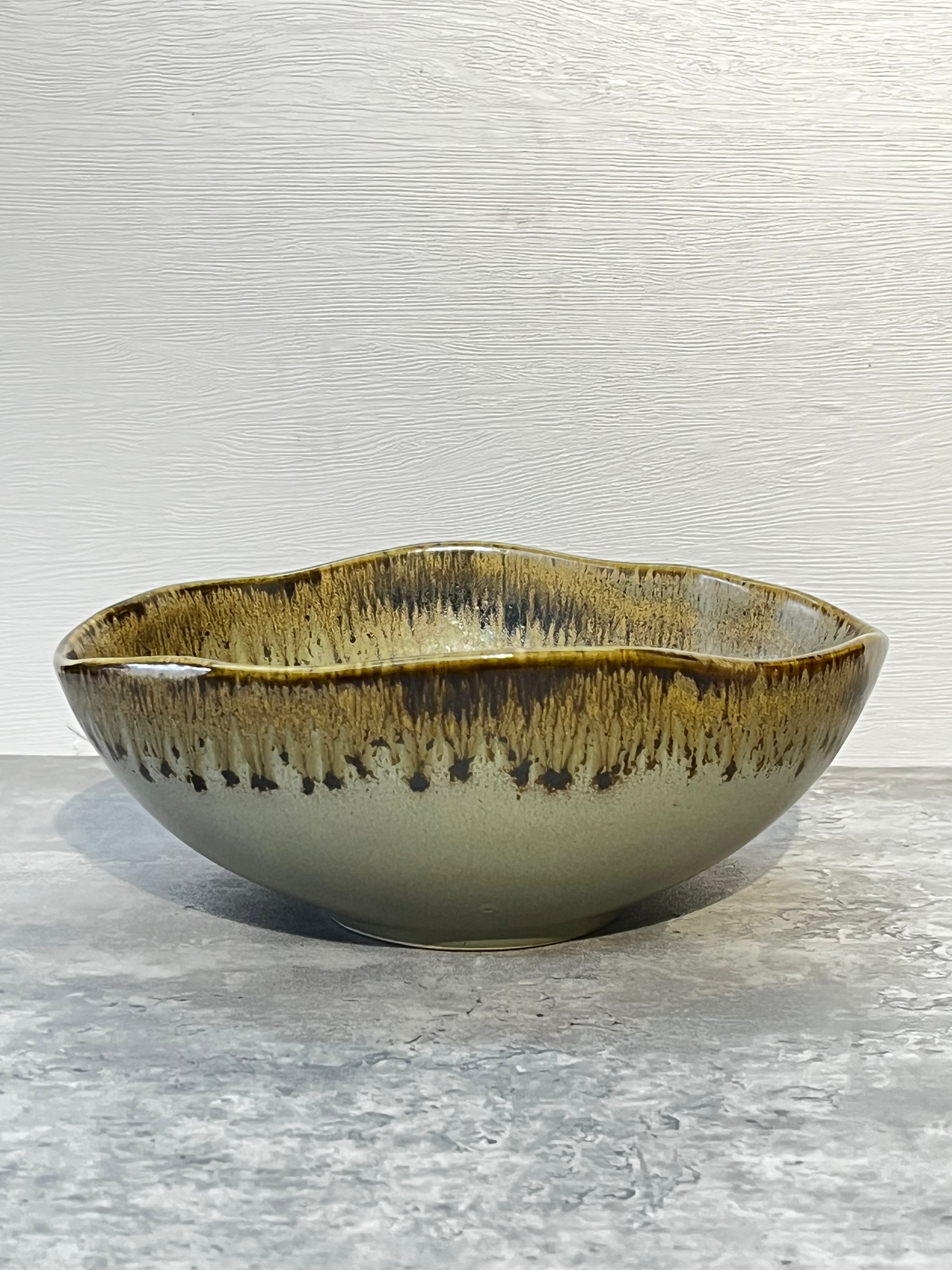 Autumn Irregular Bowl 8.25"
