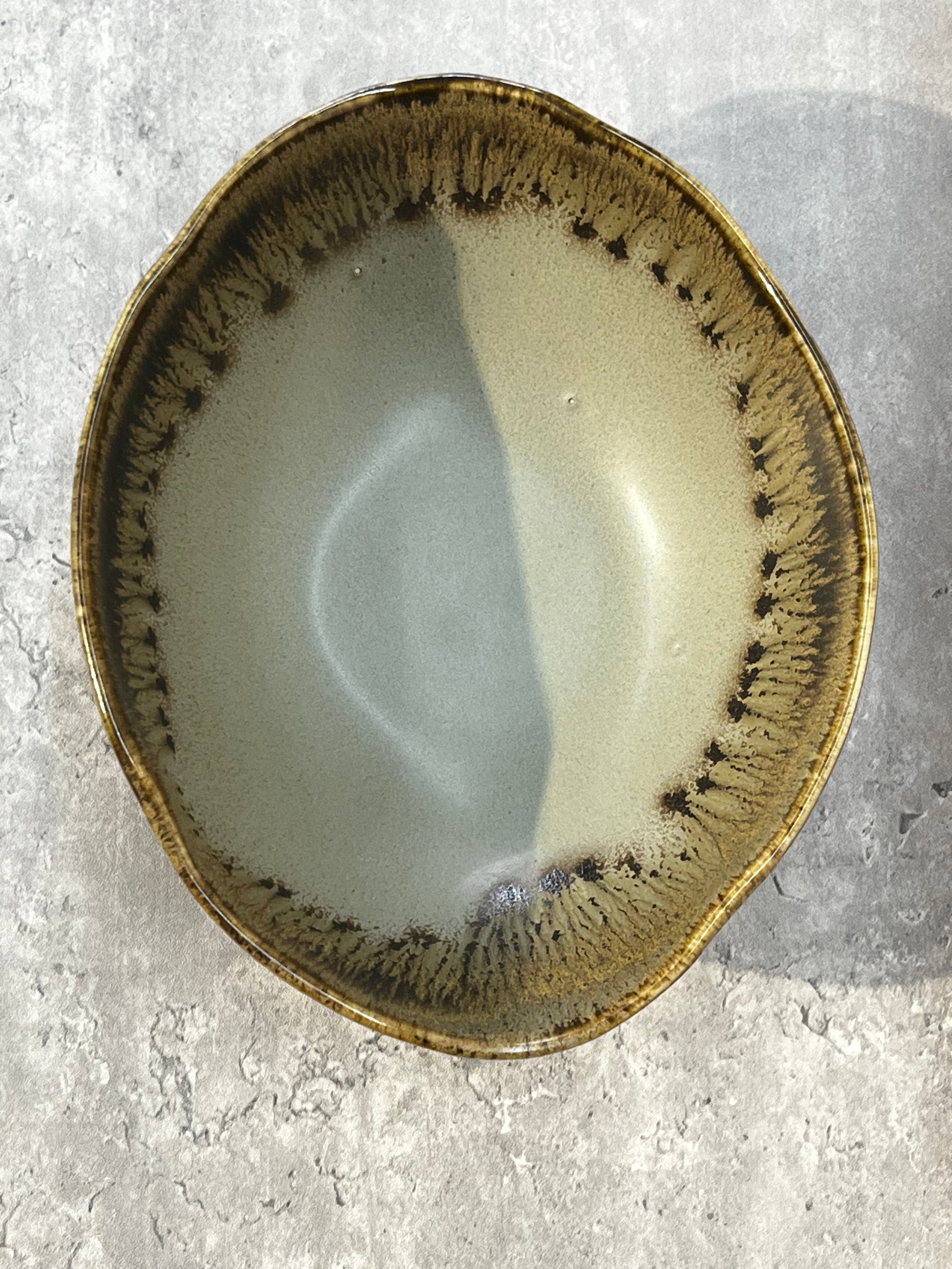 Autumn Irregular Bowl 8.25"