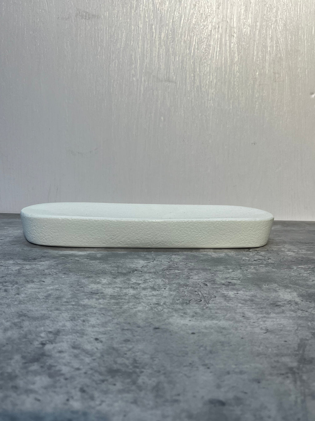 Caviar Dessert Tray White 12"