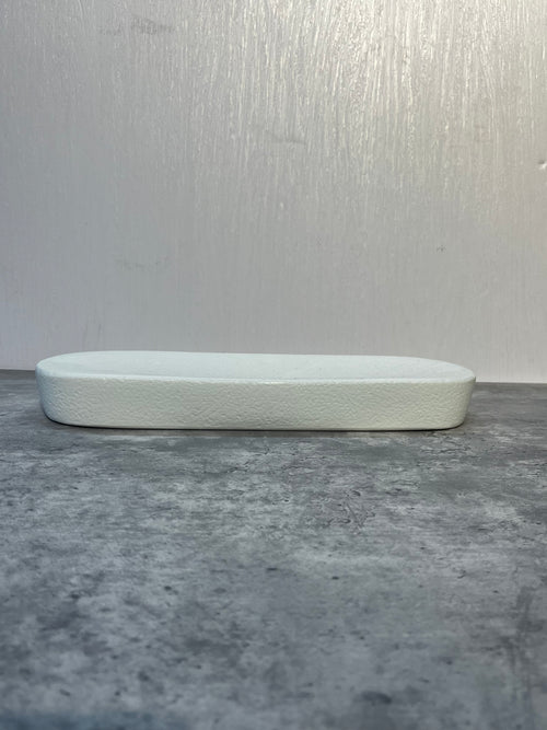 Caviar Dessert Tray White 12"