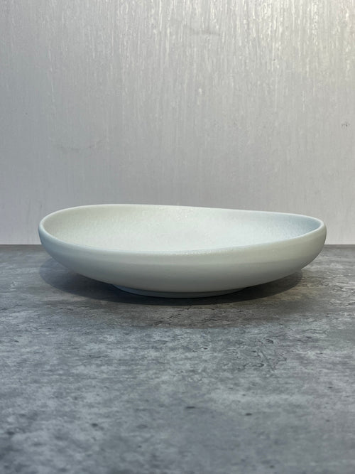 Caviar Oval Soup Plate White 8.5"