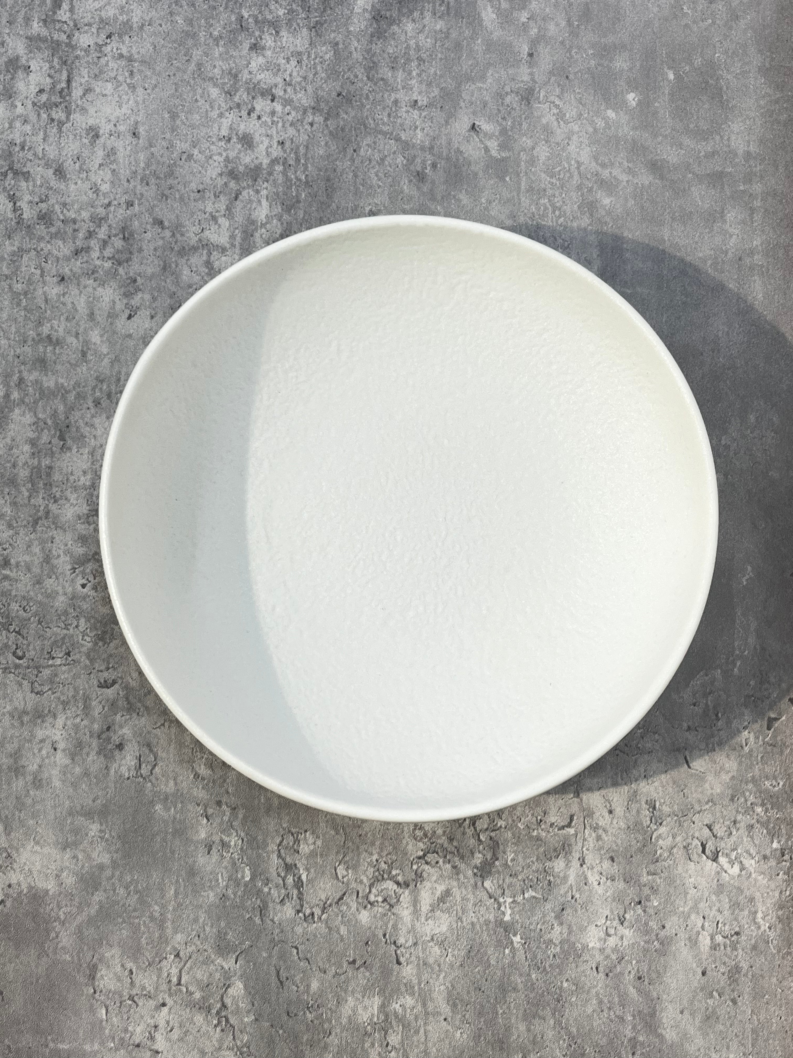 Caviar Oval Soup Plate White 8.5"