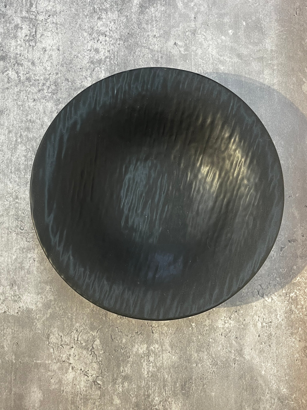Caviar Pasta Plate Black 9.75"