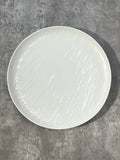 Caviar Round Plate White 9.5"